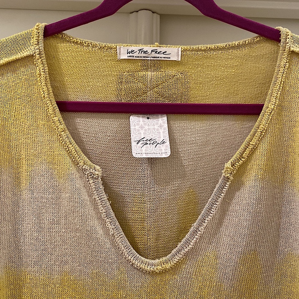We The Free: Washed Striped Sweater
